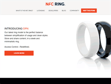 Tablet Screenshot of nfcring.com